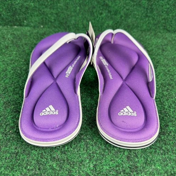Adidas Fit Foam Juuvi Flip Flops Women's Size 9.5 Sandals Thong Purple (Men’s 8) - Picture 4 of 8